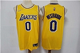 Lakers 0 Russell Westbrook Yellow Nike Diamond 75th Anniversary Swingman Jersey,baseball caps,new era cap wholesale,wholesale hats